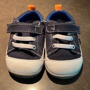 See Kai Run Stevie II INF navy canvas size 5/EU 21